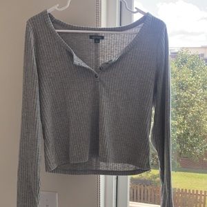 Target cropped long sleeve